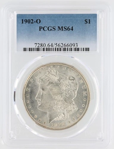 1902-O Morgan Silver Dollar PCGS MS64 S$1 New Orleans Minted No Reserve