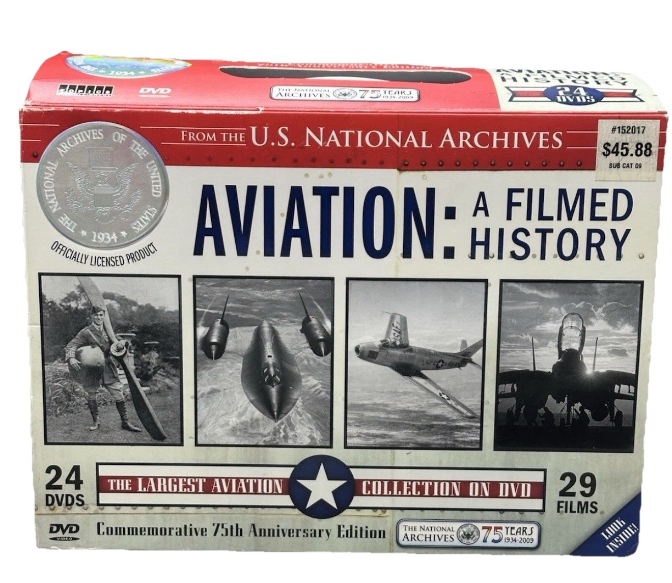 AVIATION  75 years 1934-2009 A Filmed History 24 DVD’s Educational Complete