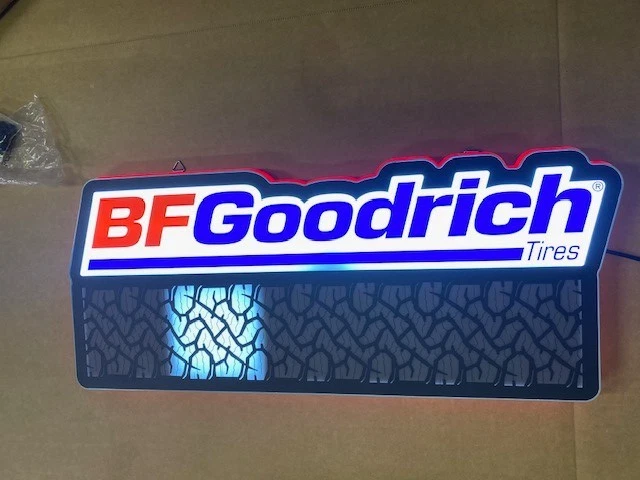 BF Goodrich Lighted Sign, Single Sided (NEW) - Image 2 of 4