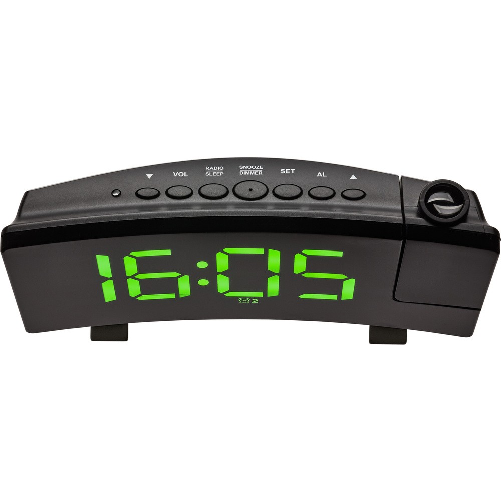 TFA Dostmann 60501504 Quarz Wecker Schwarz Groes Display USB Anschluss 9090₽