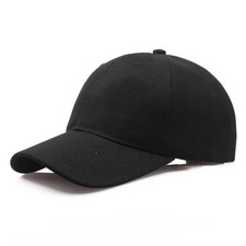 Plain Blank Solid Adjustable Baseball Cap Hats - Unisex Casual Sports Sun Hat