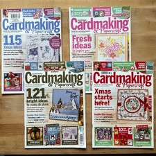 Cardmaking Papercraft Magazine 2015/2016 Issue 149 - 159 - 161 - 163 Lot of4