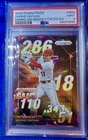 2020 Prizm Shohei Ohtani Numbers Game Burgundy Cracked Ice /25 PSA 9!!