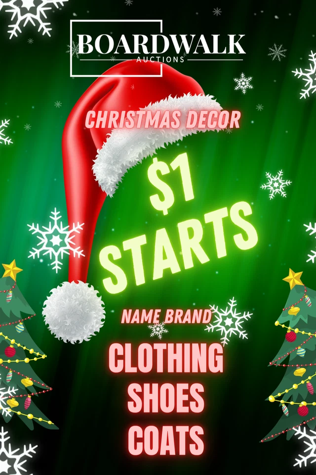 $1 STARTS | CHRISTMAS CHAOS - Apparel, Hallmark Ornaments & More!