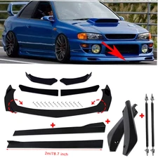 Front Bumper Lip Spoiler Splitter Car Body Rear For Subaru WRX STI