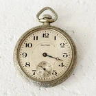 Antique Waltham Pocket Watch Keystone Silveroid Case c.1910s For Parts RARE