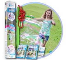 WOWmazing Giant Bubble Wands Kit: 4-Piece Set  Incl. Wand, Big Bubble Concent