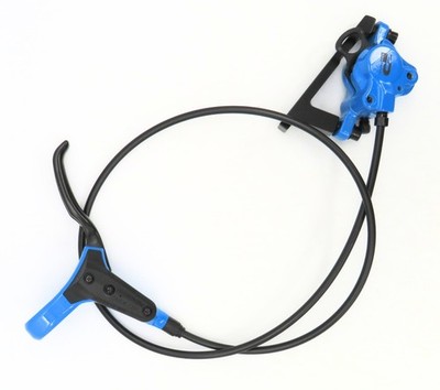Tektro Hydraulische Scheibenbremse HD-M300 vorne oder hinten Post Mount Bremssattel blau/schwarz