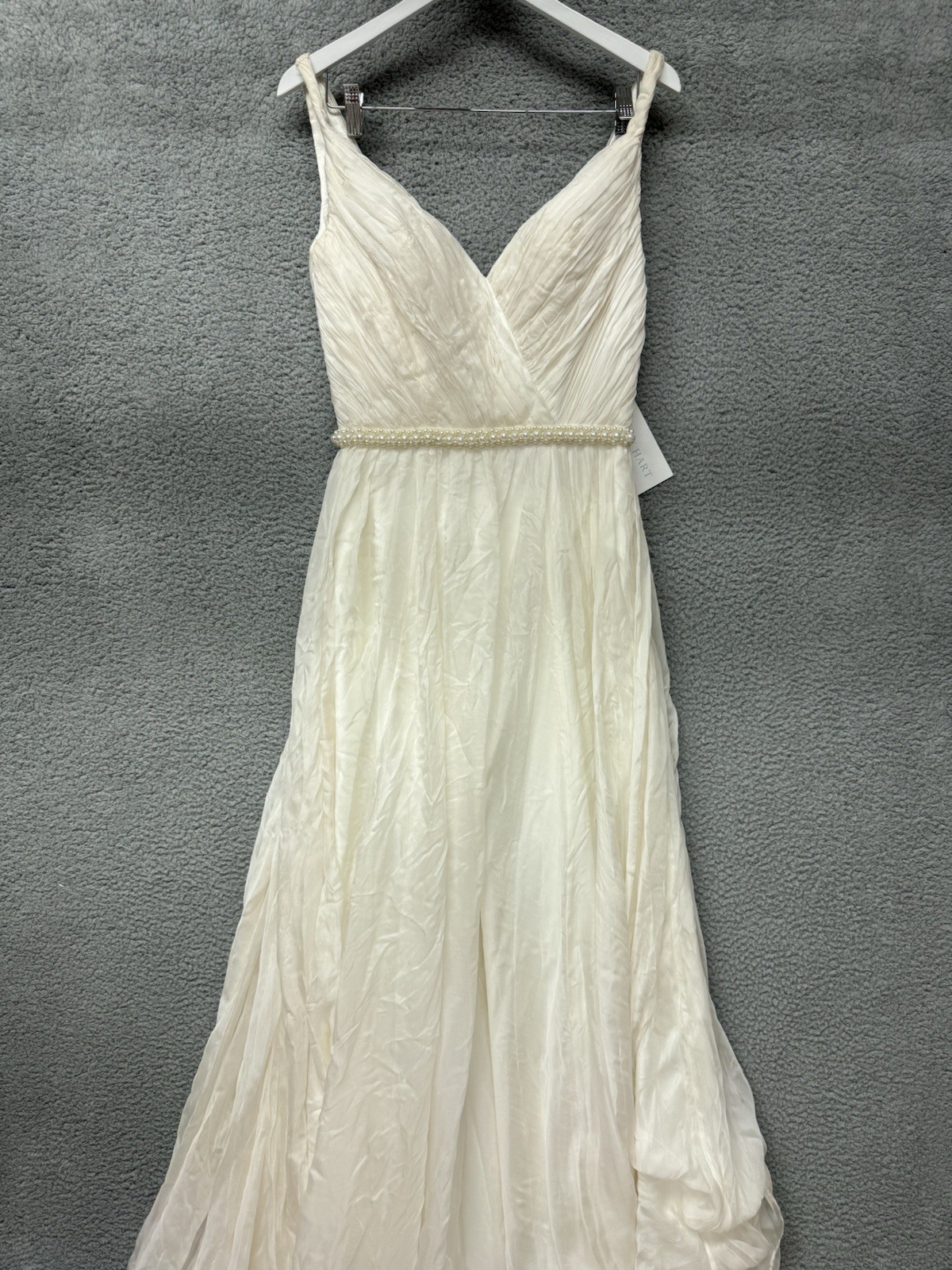 Emmaline Bridal White A Line Dress Women's Size 8 POE