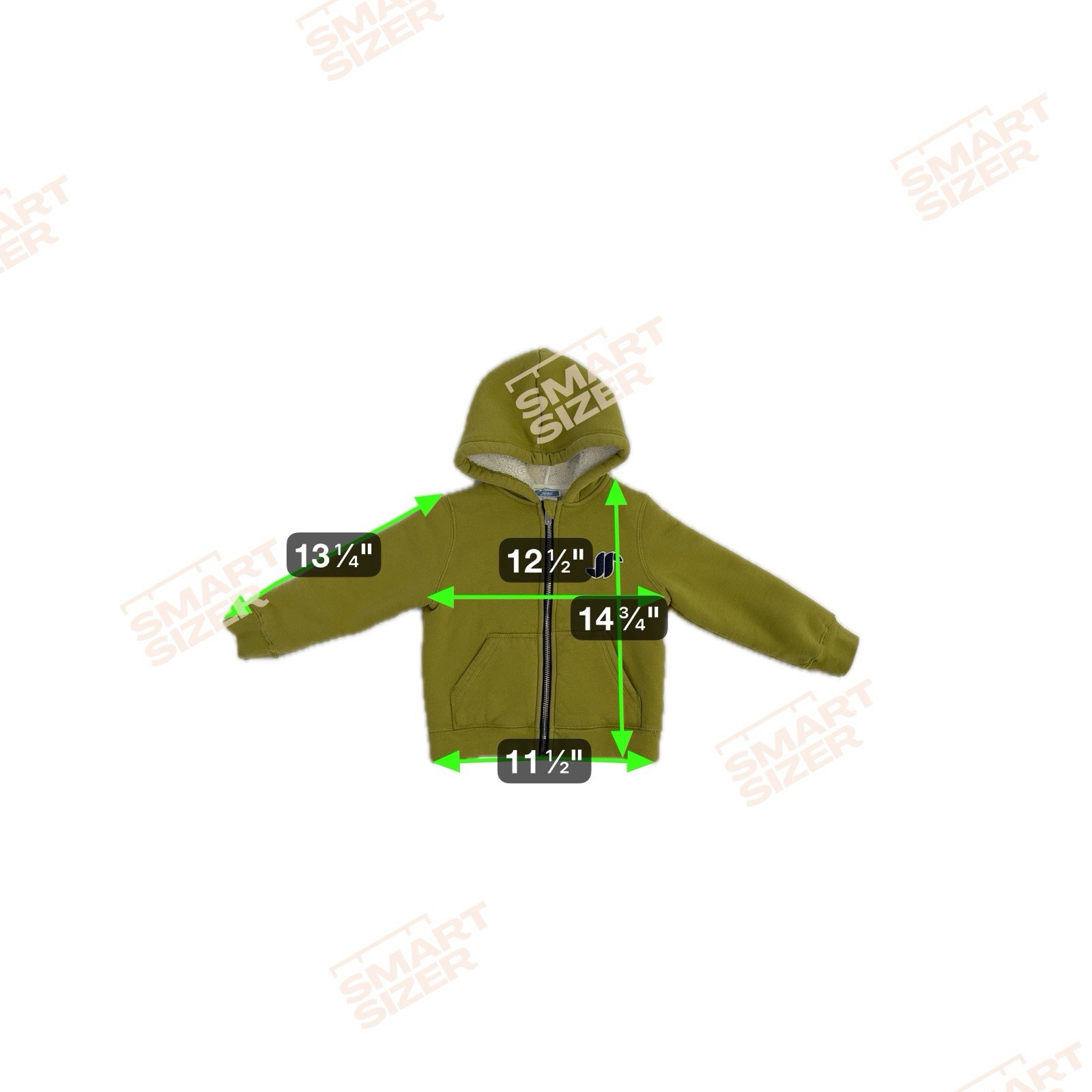 Jacadi sz 4 kids boys hoodie zipper Sherpa Lined image 9