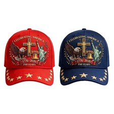 1x Baseball Cap United States 250th Anniversary Hat Adjustable Baseball Hat
