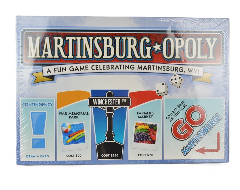 Martinsburg-opoly Monopoly Game Martinsburg, WV Board Game New Sealed