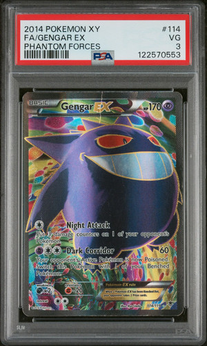 Gengar-EX graded PSA 3 for sale on eBay