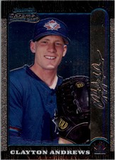 1999 Bowman Chrome #167 Clayton Andrews RC - BB