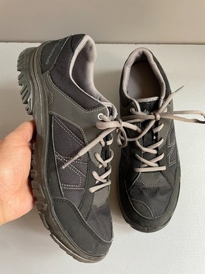 Herren Quechua Grau Niedrig Leicht Wanderschuhe UK 7 EUR 41