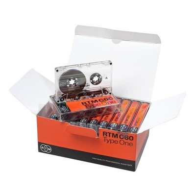 RTM C60 | Type One 60 Minute Blank Music Cassettes | Ideal for Audio Recordin...