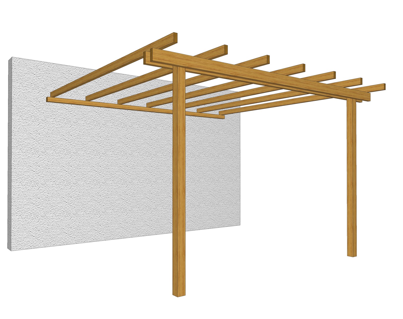 Pergola Addossata 300X300