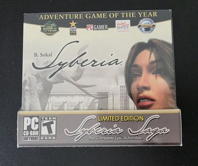 Syberia Saga: The Complete Epic Adventure LIMITED EDITION PC CD-ROM (BRAND NEW)