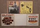 Lot of 5 The Beatles vinyl record albums 1960's 1970's Rock Pop