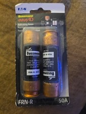 EATON Bussmann BP/FRN-R-50ID 50A 250V 20/200kA Time Delay Fuse pack of 2 