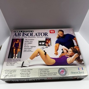 Tony Little’s Ab Isolator Workout New Complete w/ VHS VCR tape Instructions