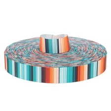 Country Brook Design® 7/8 Inch Sedona Stripes Grosgrain Ribbon, 5 Yards