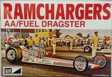 AMT 30108 1/25 Scale Ertl Ramchargers AA/Fuel Dragster Plastic Model Kit