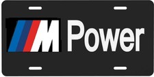 Aluminum License Plate Tag 6 X 12 Made In Usa For Bmw Power Aluminum License Plate Tag 6 X 12 Made In Usa For Bmw Power