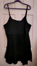 Boohoo Black US 24 Polyester Short Sleeve Blouse