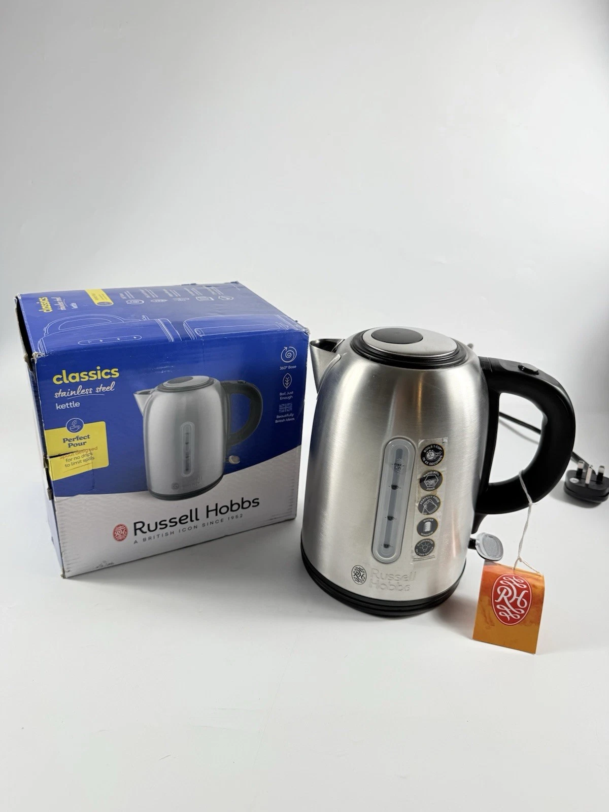 Russell Hobbs Classics Stainless Steel Kettle 1.7L Cordless Kettle