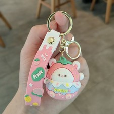 Creative Fruit Baby Cartoon Keychain - Delicate Student Backpack Charm