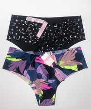 Victoria's Secret / PINK Checky Low Rise Cheekster Panties Lot of 2 NEW