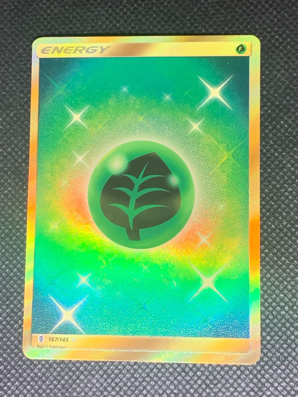 Grass Energy 167/145 - Guardians Rising Pokemon Card - NM
