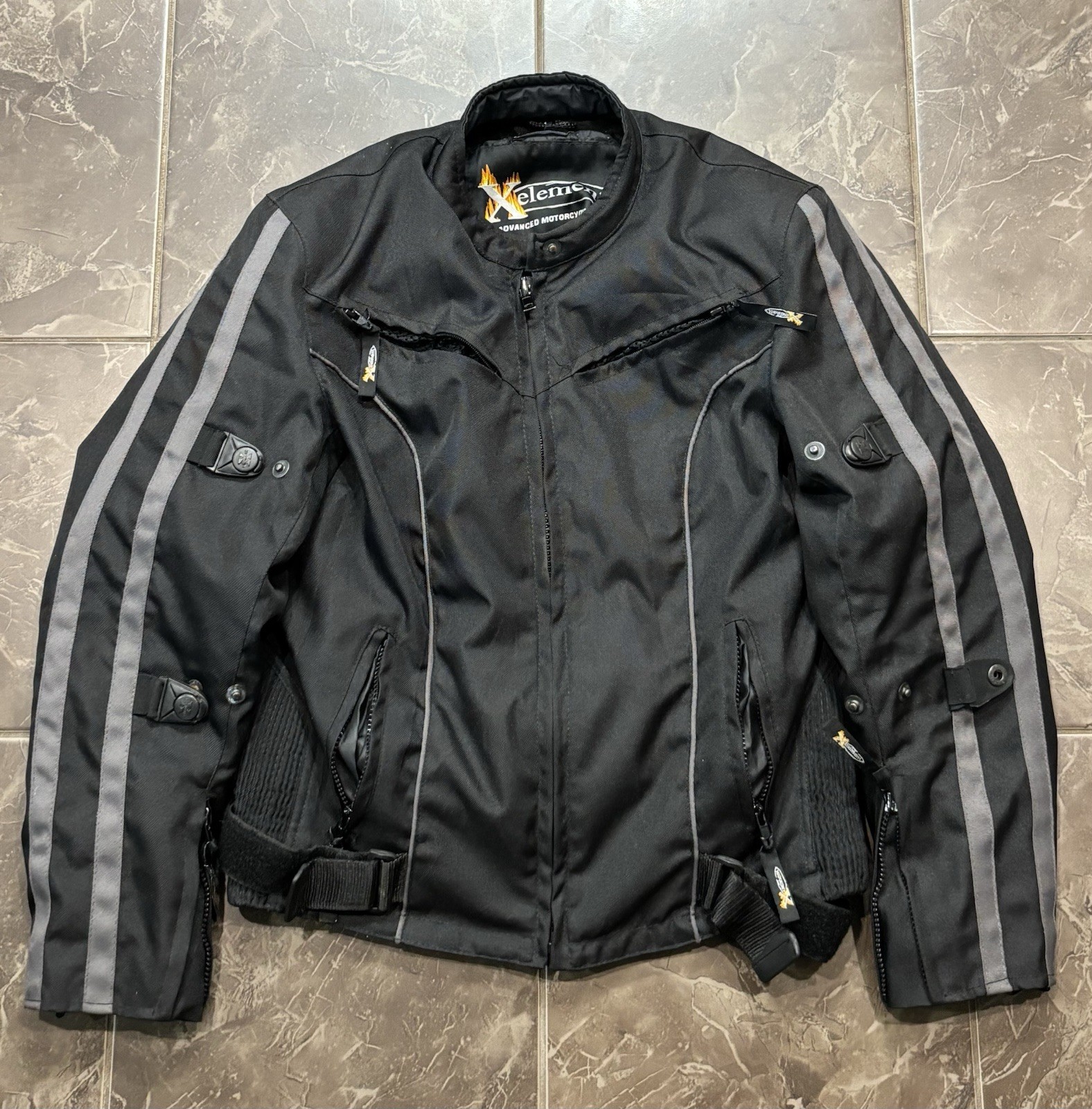 Xelement Motorcycle Jacket Men’s Size M Black