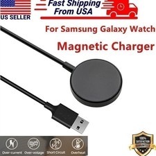USB Fast Wireless Charger for Samsung Galaxy Watch 6/5/c/4/3/2 Classic
