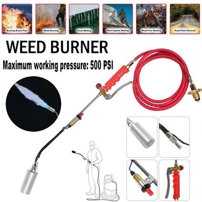 Portable Propane Weed Torch Fire Starter Ice Melter Burner Kit with 79'' Hose