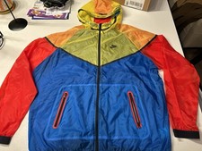 Nike Tech Hyperfuse Windrunner Multicolor Windbreaker Jacket XXL 2XL RARE  