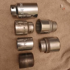 Hazet And Others 3/4 Dr Jumbo Sockets. Bundle Or Individual. See Description.