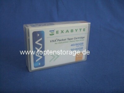 Exabyte 111-00106 VXA V10 107m Datenkassette Data Cartridge 20GB 40GB 80GB