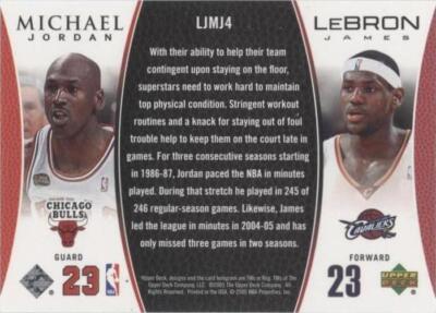 2005-06 Upper Deck Michael Jordan/LeBron James - LeBron James