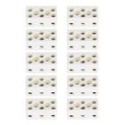 <!--F#f_0-->10PCS 3 Way 24A Ceramic Terminal Block Porcelain Terminal Block Wire Connector<!--F/-->