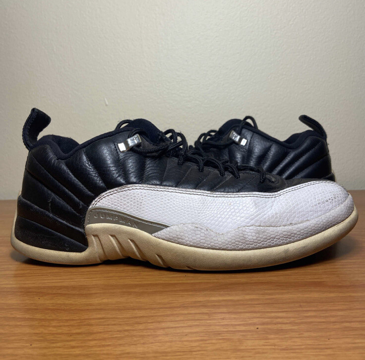 Jordan Air Jordan 12 Retro Low Mens 13 Black White Playoff 308317-004 s-l400.jpg main image 3