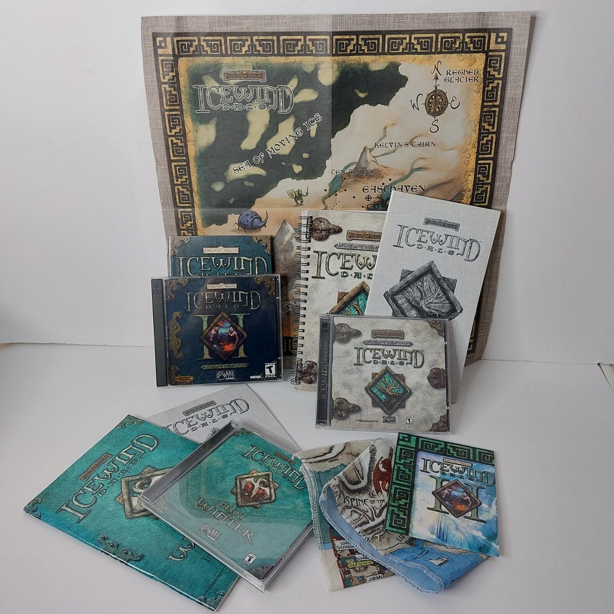 Icewind Dale 2, Heart of Winter Baldurs gate Forgotten Realms PC Big  bundle