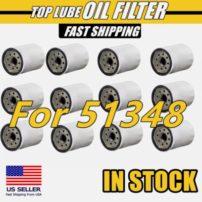 For Various Vehicles Box of 12 Top Lube Engine Oil Filter 51348