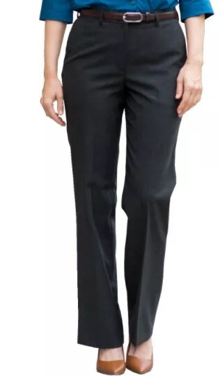 NWT REDWOOD & ROSS WOMEN'S GREY WOOL DRESS PANTS SIZE 16 TALL