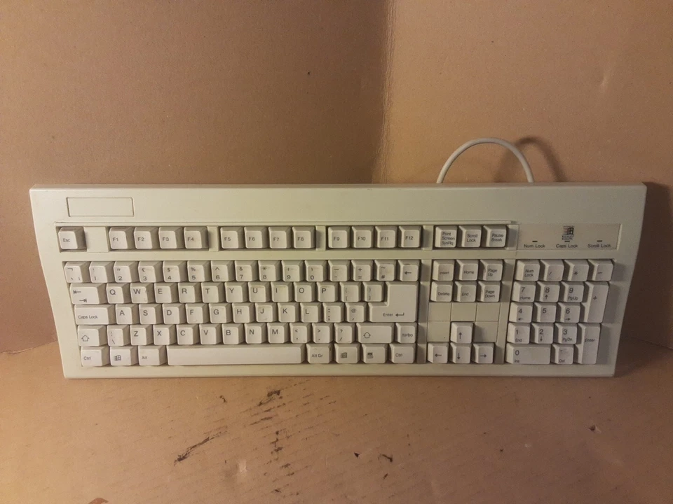 Vintage HQK RB-2001 Clicky Mechanical Keyboard Tested Works - Image 4 of 4