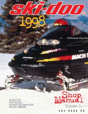 New Ski-Doo 1998 Tundra II LT, Touring, Formula, Skandic Volume 1 Shop Manual