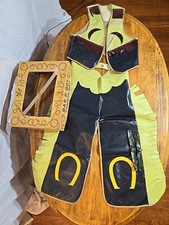 Vintage 1950's Rare Bar-B-Boy western Cowboy Suit Outfit lot W/ Box