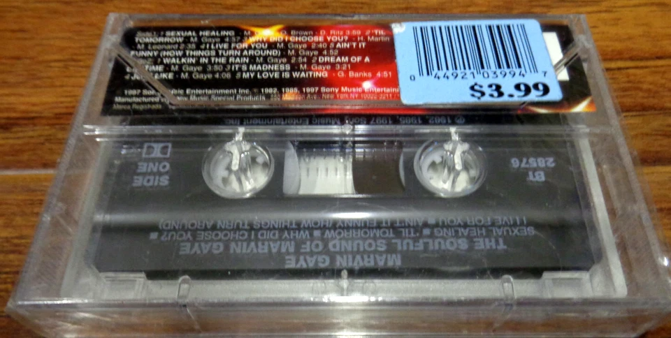 MARVIN GAYE THE SOULFUL SOUND OF CASSETTE TAPE (SONY 1997) BRAND NEW SEALED - Image 3 of 3