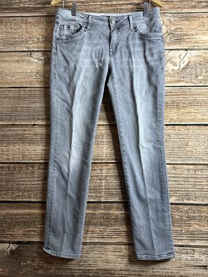 Mavi Jeans Women's 31 (FITS 32) x 30 (FITS 28) Sophie Mid Rise Skinny Gray
